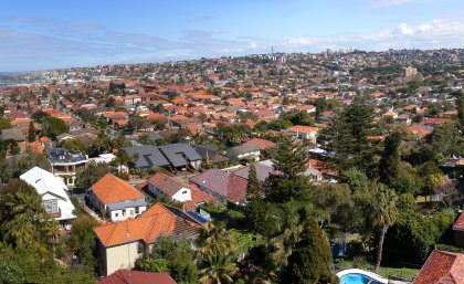 Panorama image of Sydney's Eastern suburbs